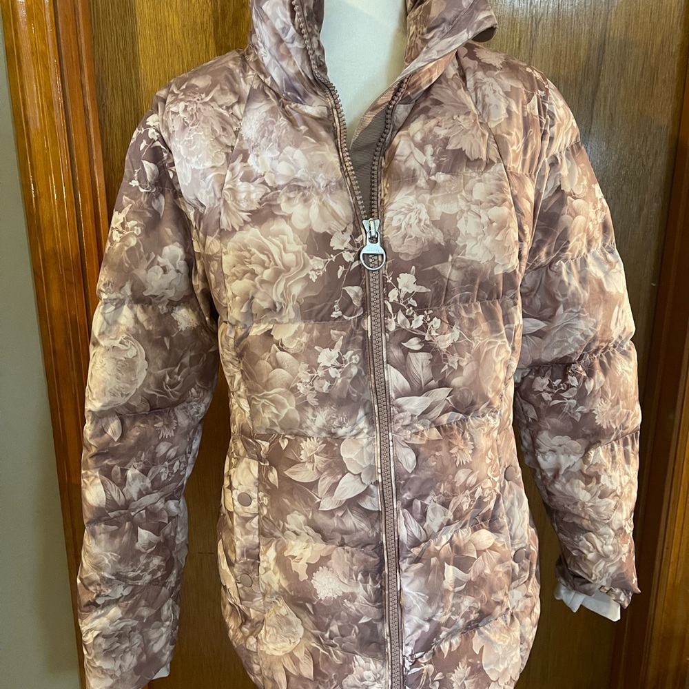 Athleta Downtown Printed Puffer Jacket - Picture 2 of 8